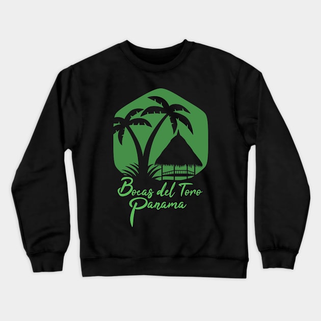 Bocas Del Toro Panama Crewneck Sweatshirt by ThyShirtProject - Affiliate